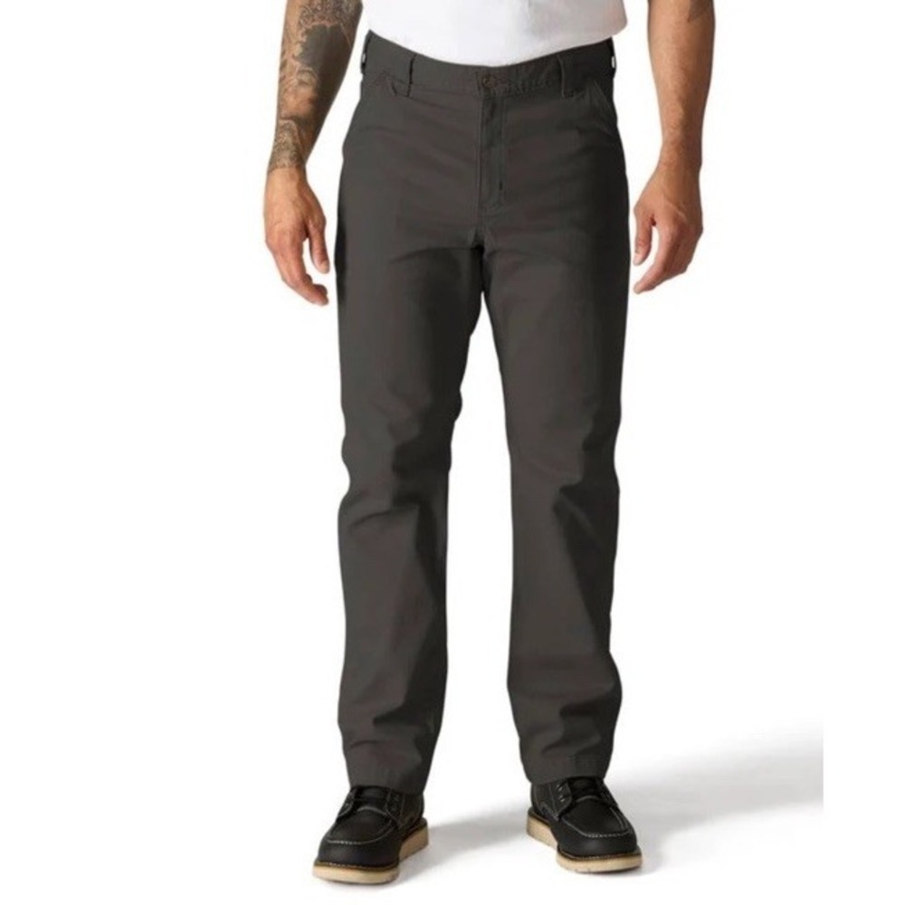 Carhartt Mens Rugged Flex Relaxed Fit Work Pants 32 X 32(30)Gray Canvas BN2291-M